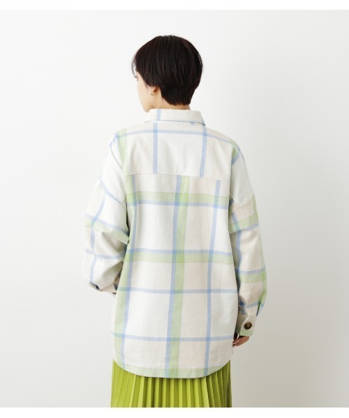 RODEO CROWNS WIDE BOWL（ロデオクラウンズワイドボウル）の「ビッグチェックCPOジャケット（シャツ/ブラウス・レディース・ホワイト系その他/ブルー系その他2/ベージュ系その他・FREE）」の22枚目の写真