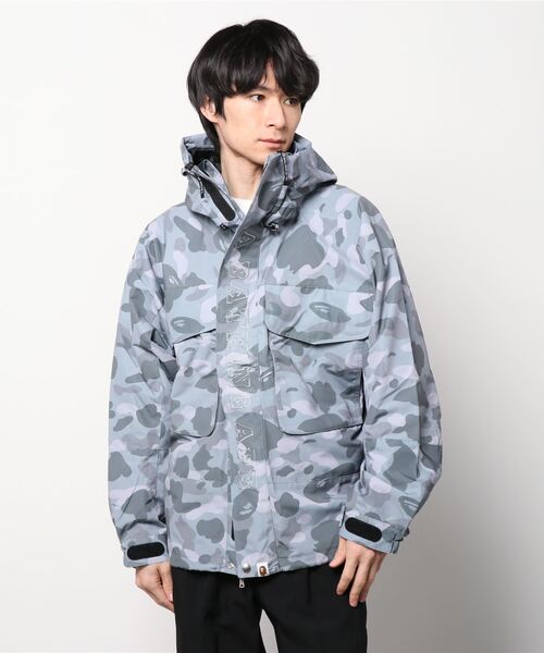 A BATHING APE(アベイシングエイプ)の「COLOR CAMO LOOSE FIT HOODIE JACKET M(マウンテンパーカー・メンズ・グレー/グリーン/バーガンディー・MEDIUM/LARGE/X-LARGE/SMALL/XX-LARGE)」の6枚目の写真