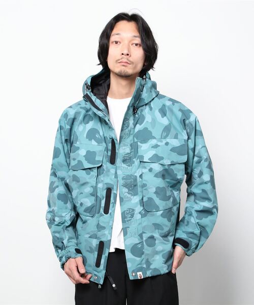 A BATHING APE(アベイシングエイプ)の「COLOR CAMO LOOSE FIT HOODIE JACKET M(マウンテンパーカー・メンズ・グレー/グリーン/バーガンディー・MEDIUM/LARGE/X-LARGE/SMALL/XX-LARGE)」の10枚目の写真