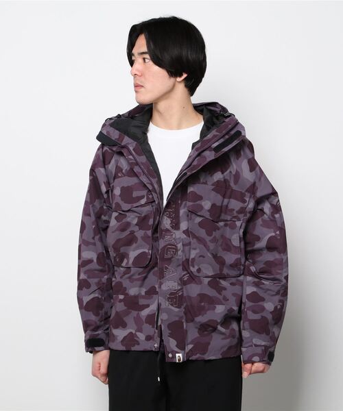A BATHING APE(アベイシングエイプ)の「COLOR CAMO LOOSE FIT HOODIE JACKET M(マウンテンパーカー・メンズ・グレー/グリーン/バーガンディー・MEDIUM/LARGE/X-LARGE/SMALL/XX-LARGE)」の14枚目の写真