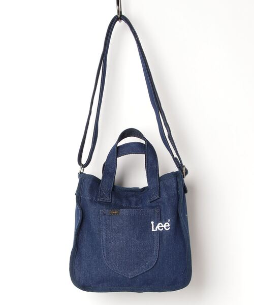 Lee(リー)の「Lee/リー ロゴ刺繍入り パイピング2WAYミニショルダー(ショルダーバッグ・メンズ・ホワイト/ブラック/インディゴブルー・FREE)」の3枚目の写真
