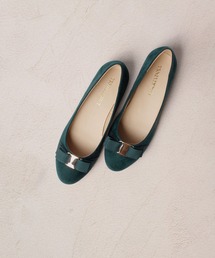 ●リボンパンプス*エメラルドグリーン●スーパードルフィー*SD（女の子）/DD共通サイズ*ドール靴の内寸：縦 約7.5cm 横 約3.0cm●