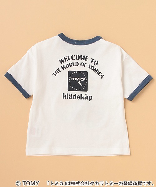 kladskap（クレードスコープ）の「【トミカ】バーガーカー+ポテトカーTシャツ（Tシャツ/カットソー・キッズ・ネイビー/オフホワイト・100cm/110cm/120cm/90cm/80ｃｍ）」の15枚目の写真