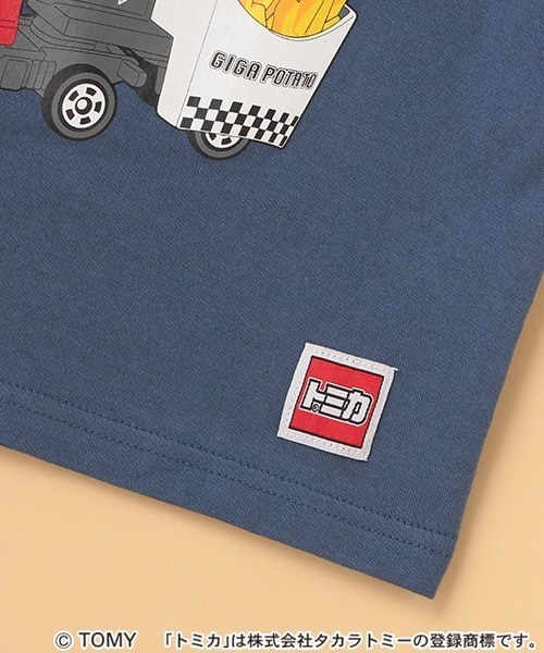 kladskap（クレードスコープ）の「【トミカ】バーガーカー+ポテトカーTシャツ（Tシャツ/カットソー・キッズ・ネイビー/オフホワイト・100cm/110cm/120cm/90cm/80ｃｍ）」の11枚目の写真