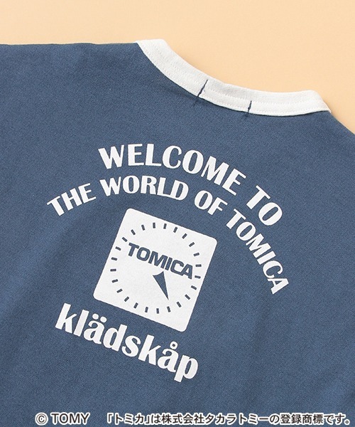 kladskap（クレードスコープ）の「【トミカ】バーガーカー+ポテトカーTシャツ（Tシャツ/カットソー・キッズ・ネイビー/オフホワイト・100cm/110cm/120cm/90cm/80ｃｍ）」の9枚目の写真