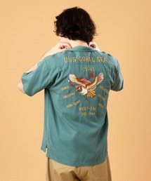 AVIREX | ウエスト パシフィック スーベニア 半袖シャツ / SHORT SLEEVE WEST-PACIFIC SOUVENIR SHIRT / アヴィレックス / AVIREX(シャツ/ブラウス)