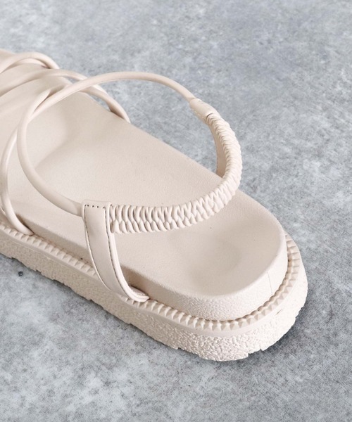 archives(アルシーヴ)の「一体型スポーツサンダル(サンダル・レディース・ブラック/アイボリー・MEDIUM/LARGE)」の9枚目の写真