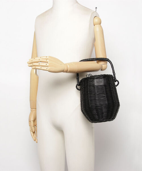 POMTATA（ポンタタ）の「【POMTATA／ポンタタ】MAAペイント ラタンバスケット（かごバッグ・レディース・ブラック/オレンジ/ベージュ・FREE）」の10枚目の写真