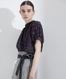 Liesse | レタードプリントギャザーブラウス(シャツ/ブラウス)