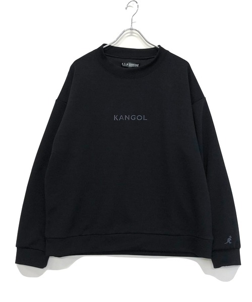 KANGOL(カンゴール)の「ユニセックス KANGOL × A.S.M コラボ ダンボールポンチ ジャージ / オーバーサイズ ルーズ トレーナー ロンT(Tシャツ/カットソー・メンズ・ホワイト/ライトグレー/ブラック/サックスブルー/グリーン/ライトベージュ・48/50)」の7枚目の写真