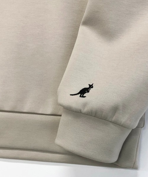 KANGOL(カンゴール)の「ユニセックス KANGOL × A.S.M コラボ ダンボールポンチ ジャージ / オーバーサイズ ルーズ トレーナー ロンT(Tシャツ/カットソー・メンズ・ホワイト/ライトグレー/ブラック/サックスブルー/グリーン/ライトベージュ・48/50)」の18枚目の写真
