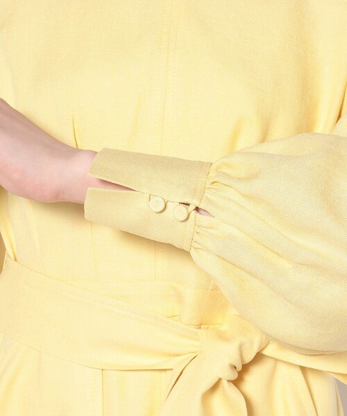 ANAYI(アナイ)の「ライトスラブポケットワンピース(ワンピース・レディース・イエロー/ベージュ/ブルー/ネイビー・38/36/34)」の22枚目の写真