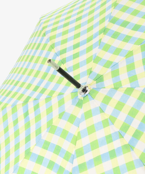 Afternoon Tea（アフタヌーンティー）の「ギンガムチェック長傘 雨傘（長傘・レディース・イエロー/レッド/ブルー・ONE SIZE）」の15枚目の写真