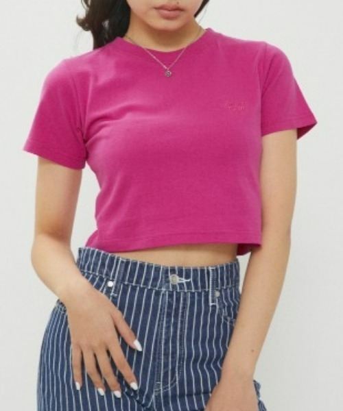 LAGUA GEM(ラグアジェム)の「LAGUA LOGO T/SH 22S(Tシャツ/カットソー・レディース・ホワイト/ブラック/ピンク/ブルー/グリーン・SMALL/MEDIUM/X-SMALL)」の5枚目の写真