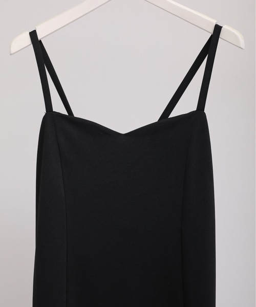 ap retro(アプレトロ)の「マーメイド キャミワンピース / ロング丈(ワンピース・レディース・ブラック/グレイッシュベージュ/グレイッシュブルー/ブラウン/アイボリー・FREE)」の21枚目の写真