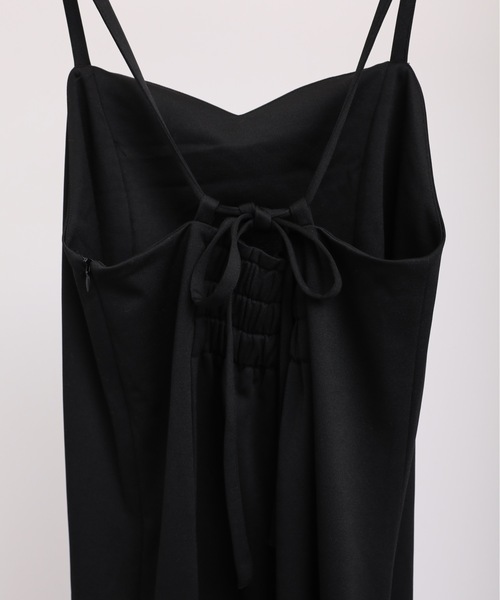 ap retro(アプレトロ)の「マーメイド キャミワンピース / ロング丈(ワンピース・レディース・ブラック/グレイッシュベージュ/グレイッシュブルー/ブラウン/アイボリー・FREE)」の22枚目の写真