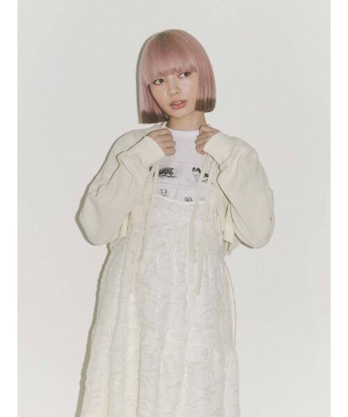 merry jenny（メリージェニー）の「six dog Tee（Tシャツ/カットソー・レディース・オフホワイト/ブラック・FREE）」の18枚目の写真