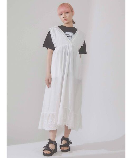 merry jenny（メリージェニー）の「six dog Tee（Tシャツ/カットソー・レディース・オフホワイト/ブラック・FREE）」の20枚目の写真