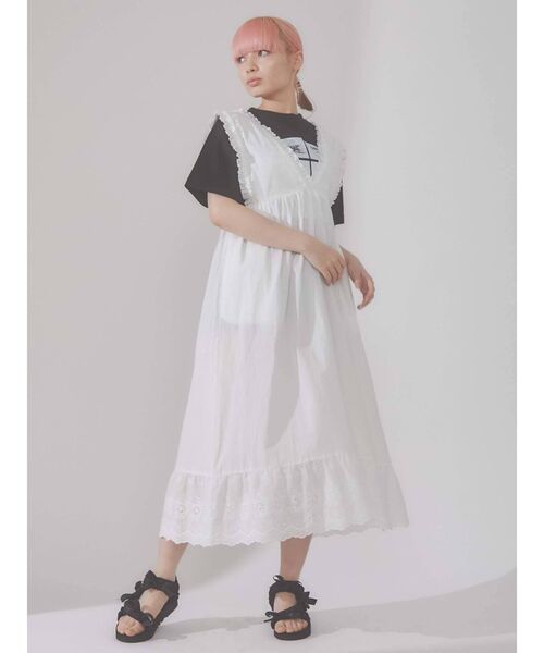 merry jenny（メリージェニー）の「six dog Tee（Tシャツ/カットソー・レディース・オフホワイト/ブラック・FREE）」の21枚目の写真