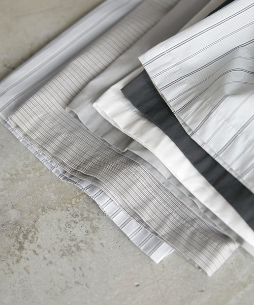 MONO-MART（モノマート）の「リラックスルーズレギュラーカラーブロードショートスリーブシャツ（シャツ/ブラウス・メンズ・ホワイト/ライトグレー/チャコール/グレー系1/グレー系2/ブルー系1・M/L）」の17枚目の写真