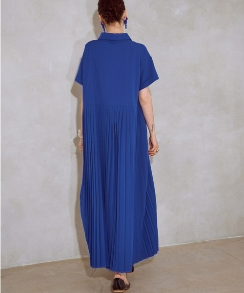 manana suerte(マニャーナスエルテ)の「アシンメトリープリーツワンピース(ワンピース・レディース・ブラック/ピンク/ブルー/グリーン・FREE)」の22枚目の写真