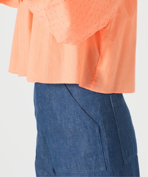 IENA LA BOUCLE（イエナラブークル）の「《追加》IENA LA BOUCLE ドビードットレースブラウス（シャツ/ブラウス・レディース・ホワイト/ピンク・FREE）」の12枚目の写真