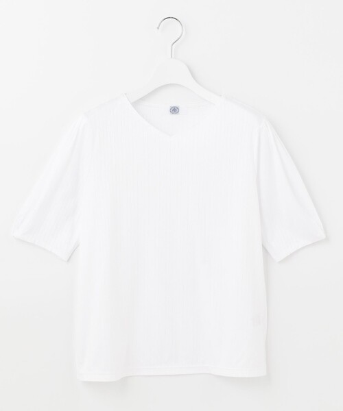 J.PRESS Ladies(J.プレス レディス)の「コットンリブジャージー カットソー(Tシャツ/カットソー・レディース・カーキ系/ライトグレー系/ネイビー系/ホワイト系・SMALL)」の13枚目の写真