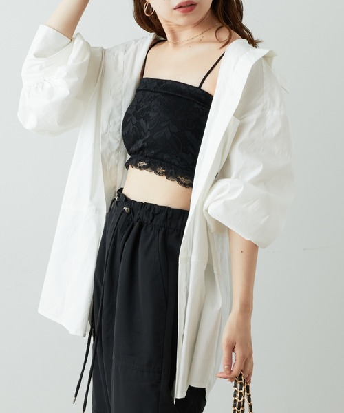 Chico（チコ）の「総レースチューブトップス（チューブトップ・レディース・アイボリー/ブラック/ミント・FREE）」の18枚目の写真