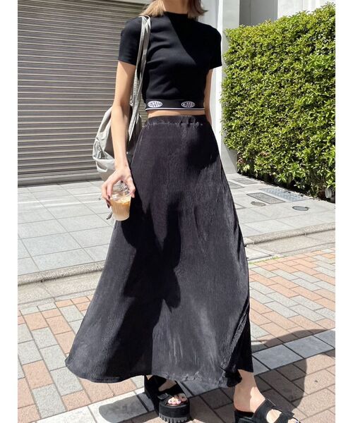 EMODA（エモダ）の「ボリュームマキシスカート（スカート・レディース・ブラック/アイボリー/その他・FREE）」の7枚目の写真