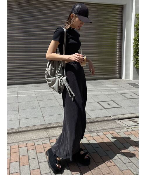 EMODA（エモダ）の「ボリュームマキシスカート（スカート・レディース・ブラック/アイボリー/その他・FREE）」の19枚目の写真