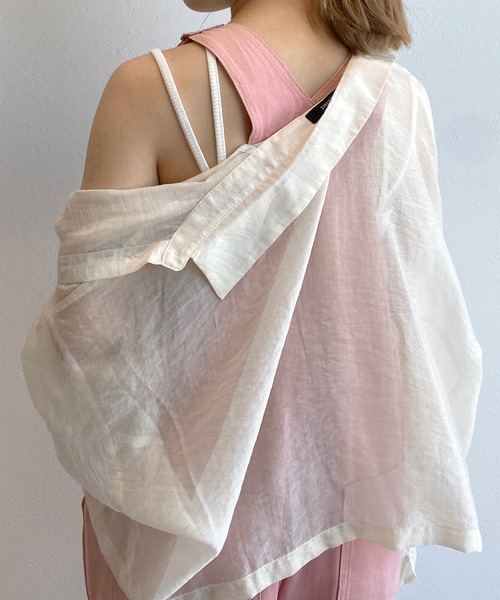 w closet(ダブルクローゼット)の「カラーサロペットパンツ(サロペット/オーバーオール・レディース・パープル/ピンク/グリーン系その他・FREE)」の4枚目の写真