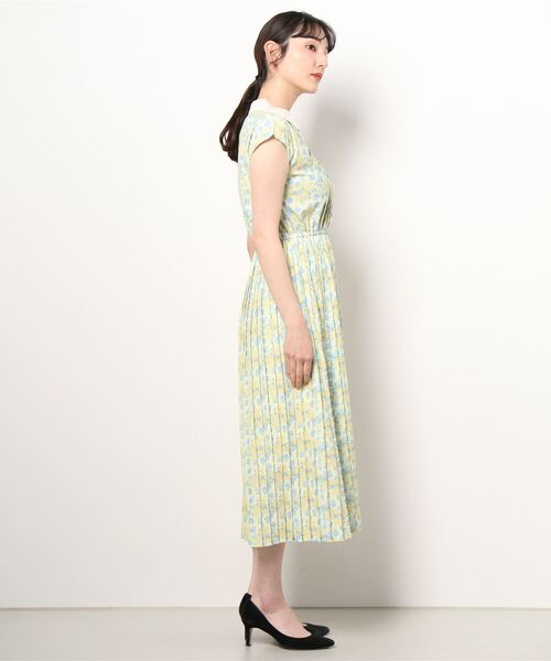 paravion（パラビオン）の「レトロフラワーNSワンピース（ワンピース・レディース・イエロー/ブルー・ONESIZE）」の3枚目の写真