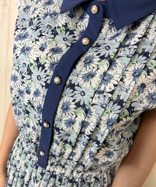 paravion（パラビオン）の「レトロフラワーNSワンピース（ワンピース・レディース・イエロー/ブルー・ONESIZE）」の12枚目の写真