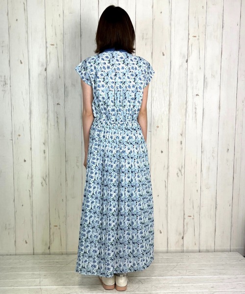 paravion（パラビオン）の「レトロフラワーNSワンピース（ワンピース・レディース・イエロー/ブルー・ONESIZE）」の9枚目の写真