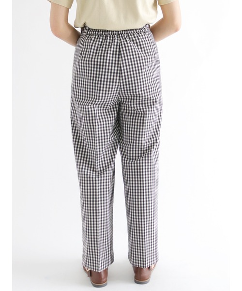 Lugnoncure（ルノンキュール）の「【BRING Material】タブ付パンツ（その他パンツ・レディース・ブルー/ベージュ/ブラック・ﾌﾘ-）」の7枚目の写真