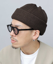 ニットキャップ/ビーニー（ブラウン/茶色系）ファッション通販