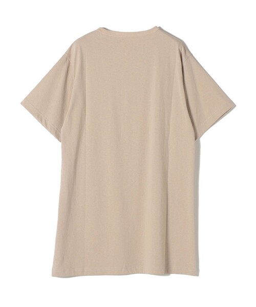 SHIPS（シップス）の「【SHIPS別注】Goodwear Aラインチュニック◆（Tシャツ/カットソー・レディース・チャコールグレー/ライトホワイト/ベージュ/グリーン・ONE SIZE）」の14枚目の写真