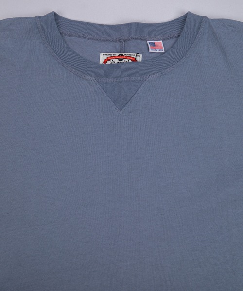 grn（ジーアールエヌ）の「［grn ジーアールエヌ］U.S.COTTON "MAINICHI TEE" 米綿天竺 半袖 ワイドTシャツ【SOLID/TIE-DYE】（Tシャツ/カットソー・レディース・ライトグリーン/グレー系その他/ホワイト/イエロー系その他/ライトブルー/スモークグレー/ブルー系その他/ベージュ/ラベンダー・FREE）」の14枚目の写真