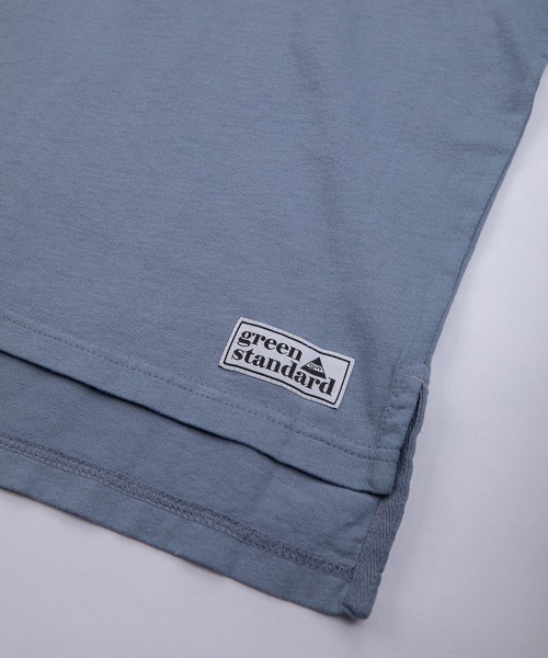 grn（ジーアールエヌ）の「［grn ジーアールエヌ］U.S.COTTON "MAINICHI TEE" 米綿天竺 半袖 ワイドTシャツ【SOLID/TIE-DYE】（Tシャツ/カットソー・レディース・ライトグリーン/グレー系その他/ホワイト/イエロー系その他/ライトブルー/スモークグレー/ブルー系その他/ベージュ/ラベンダー・FREE）」の15枚目の写真