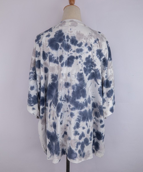 grn（ジーアールエヌ）の「［grn ジーアールエヌ］U.S.COTTON "MAINICHI TEE" 米綿天竺 半袖 ワイドTシャツ【SOLID/TIE-DYE】（Tシャツ/カットソー・レディース・ライトグリーン/グレー系その他/ホワイト/イエロー系その他/ライトブルー/スモークグレー/ブルー系その他/ベージュ/ラベンダー・FREE）」の13枚目の写真