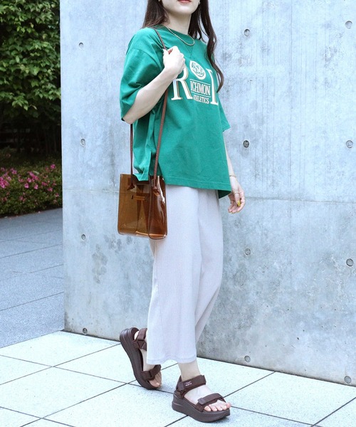 HONEYSUCKLE ROSE(ハニーサックルローズ)の「【HONEYSUCKLE ROSE】リッチモンドロゴTシャツ(Tシャツ/カットソー・レディース・グリーン/ホワイト/ネイビー・L/M)」の15枚目の写真
