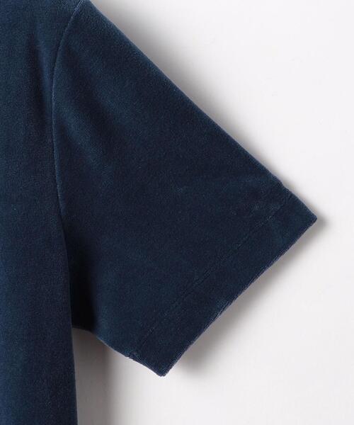 green label relaxing(グリーンレーベルリラクシング)の「<CO PROJECT>ソフトベロア Tシャツ(Tシャツ/カットソー・レディース・ネイビー/ナチュラル/オレンジ系その他・FREE)」の17枚目の写真