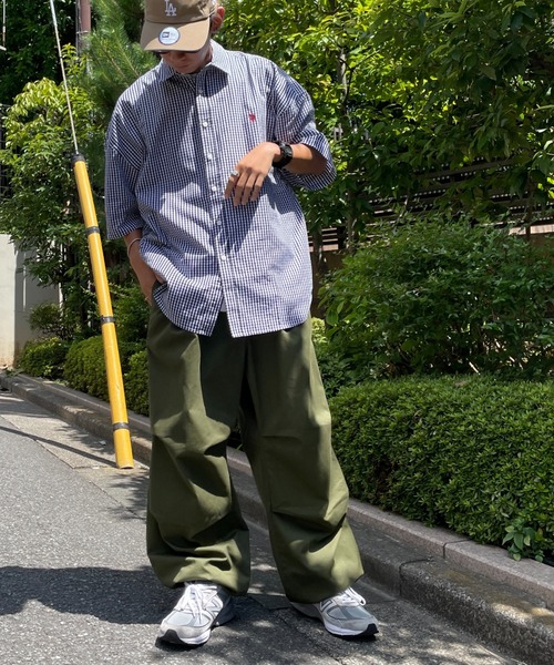 U.S. POLO ASSN.(ユーエスポロアッスン)の「∴WEGO/U.S.POLO ASSN.別注5分袖BIGシャツ(シャツ/ブラウス・メンズ・ブラック系その他2/ベージュ系その他2・FREE)」の17枚目の写真