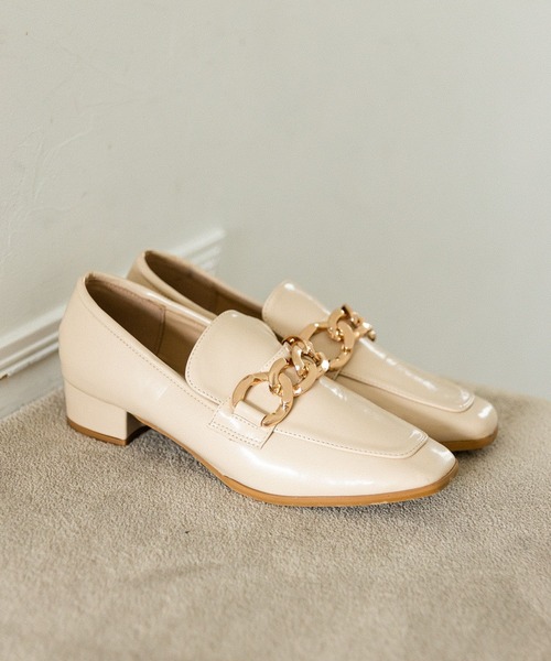 Andemiu（アンデミュウ）の「ビットローファー352109（ローファー・レディース・オフホワイト/ブラック・S/M/L）」の12枚目の写真