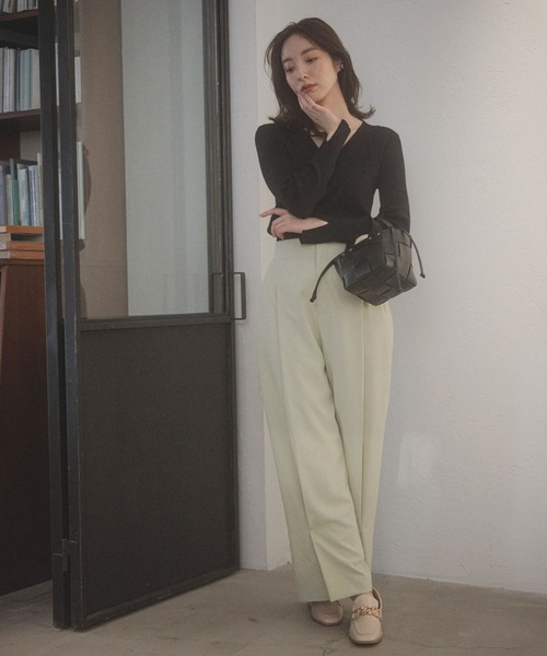 Andemiu（アンデミュウ）の「ビットローファー352109（ローファー・レディース・オフホワイト/ブラック・S/M/L）」の16枚目の写真