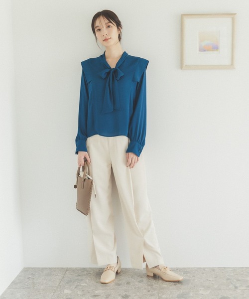 Andemiu（アンデミュウ）の「ビットローファー352109（ローファー・レディース・オフホワイト/ブラック・S/M/L）」の19枚目の写真