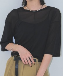 Aunt Marie's | シアールーズ5分袖Tee(Tシャツ/カットソー)