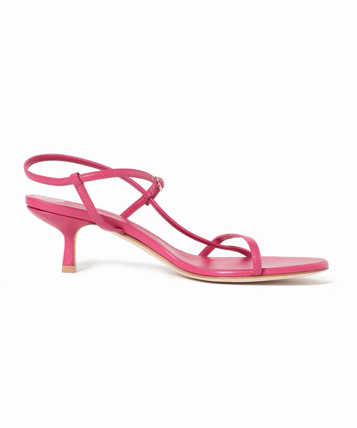 Plage BRENTAブレンタSPTHINY ST レオパード サンダル37 Rouge vif サンダル 「BRENTA/ブレンタ」レオパード柄ストラップ