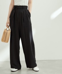 ADAM ET ROPE' | 【セットアップ対応】イージーレーヨン2タックパンツ(その他パンツ)