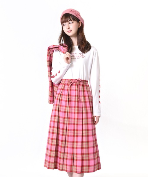 MILK(ミルク)の「Torte Check ロング スカート(スカート・レディース・A/B/C・FREE)」の17枚目の写真